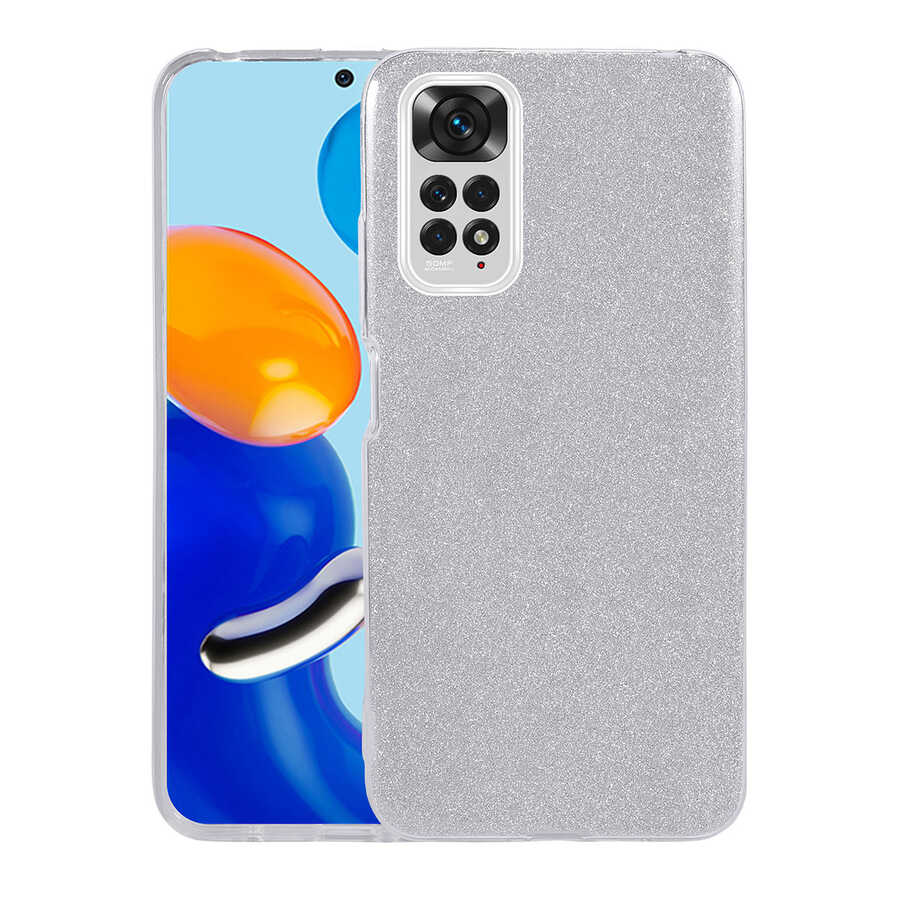Xiaomi Redmi Note 11 Global Uyumlu Kılıf Zore Shining Silikon