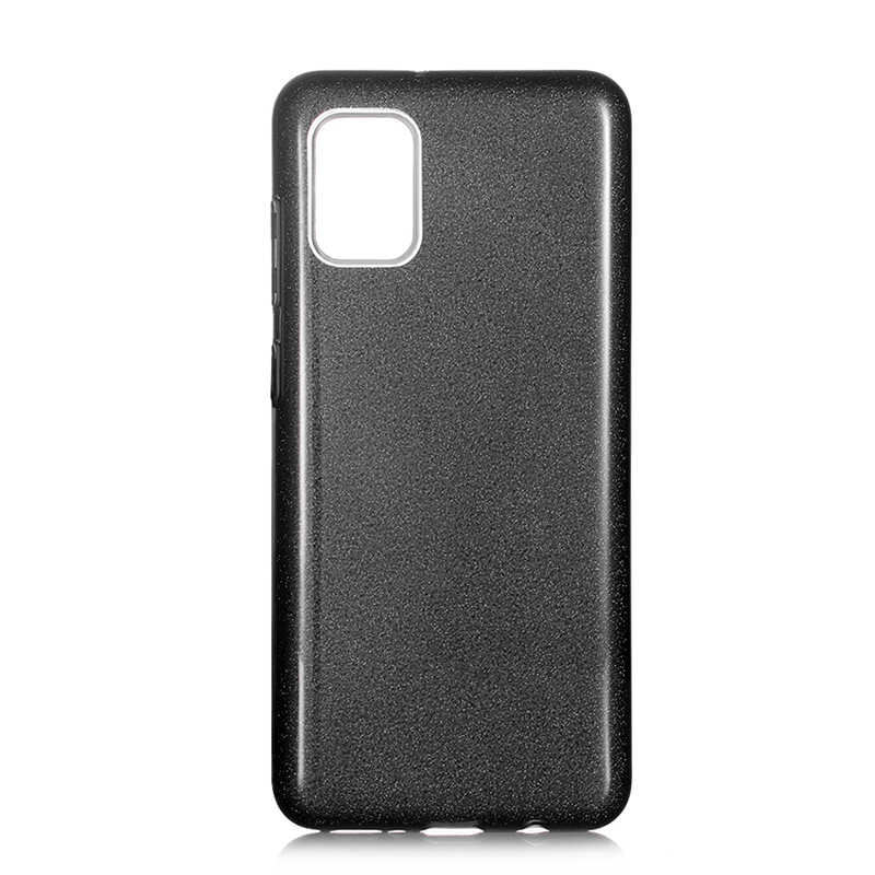 [RNZ-TA39994] Samsung Galaxy A31 Uyumlu Kılıf Zore Shining Silikon (Siyah)