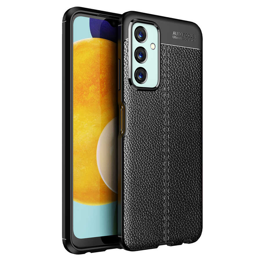 [RNZ-TA72151] Samsung Galaxy M23 Uyumlu Kılıf Zore Niss Silikon Kapak (Siyah)