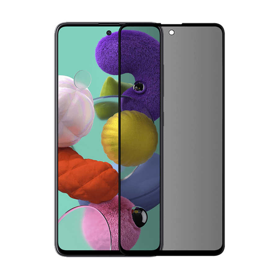 Xiaomi Redmi Note 10 Uyumlu Davin 5D Privacy Cam Ekran Koruyucu