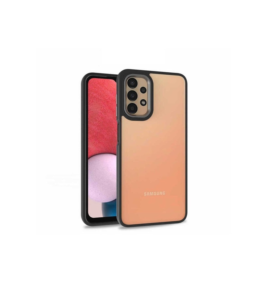 [RNZ-TA72085] Samsung Galaxy A53 5G Uyumlu Kılıf Zore Flora Kapak (Siyah)