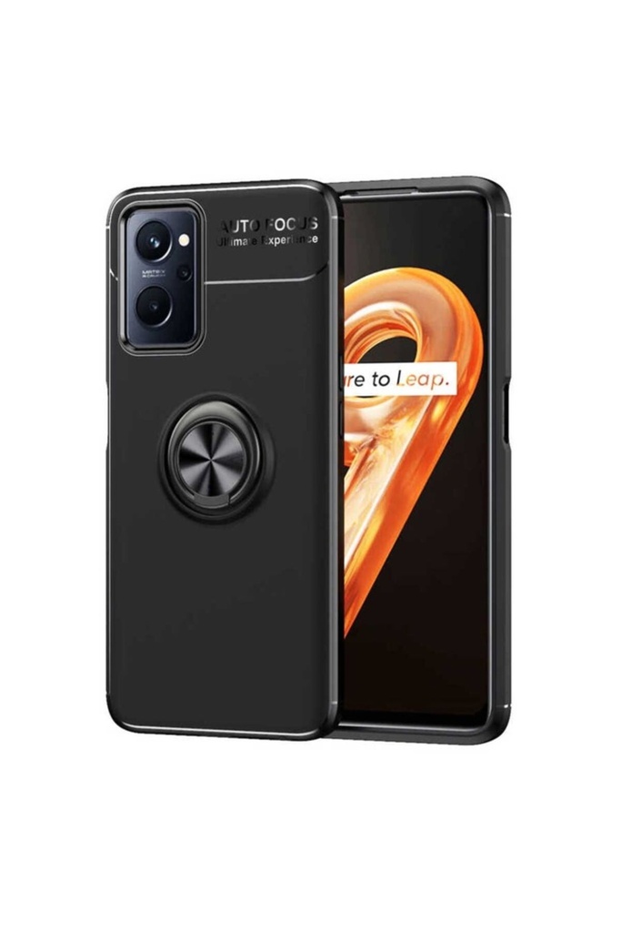 [RNZ-TA72155] Oppo A96 4G Uyumlu Kılıf Zore Ravel Silikon Kapak (Siyah)