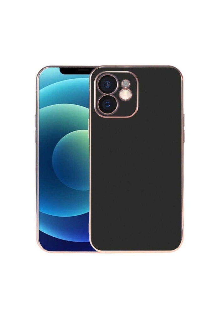 [RNZ-TA72205] Apple iPhone 12 Uyumlu Kılıf Zore Viyana Kapak (Siyah)