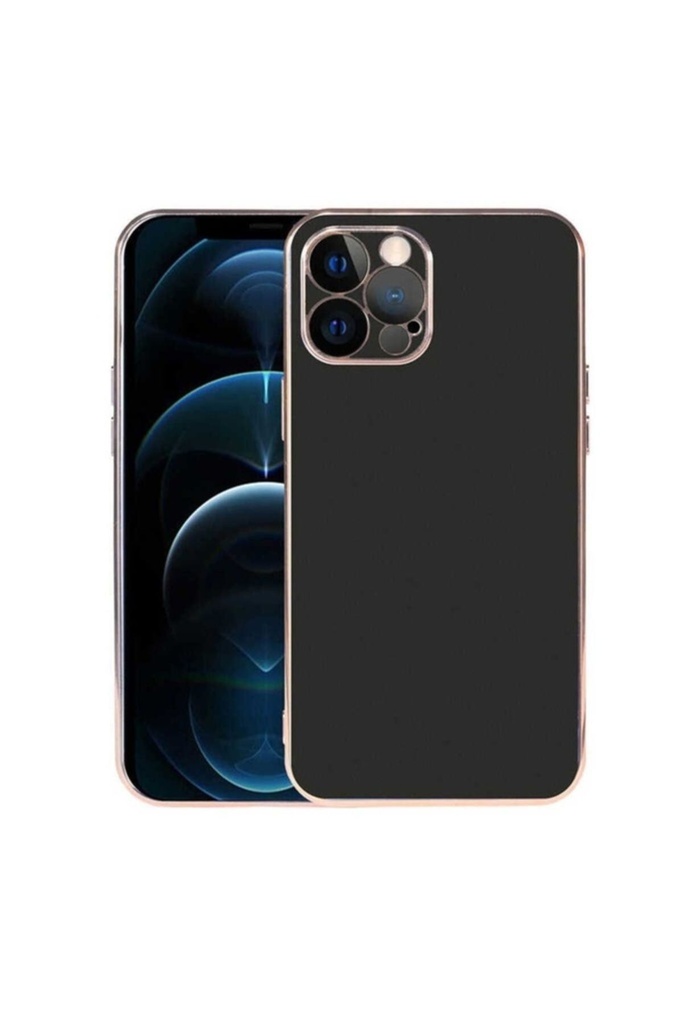 [RNZ-TA72211] Apple iPhone 12 Pro Uyumlu Kılıf Zore Viyana Kapak (Siyah)