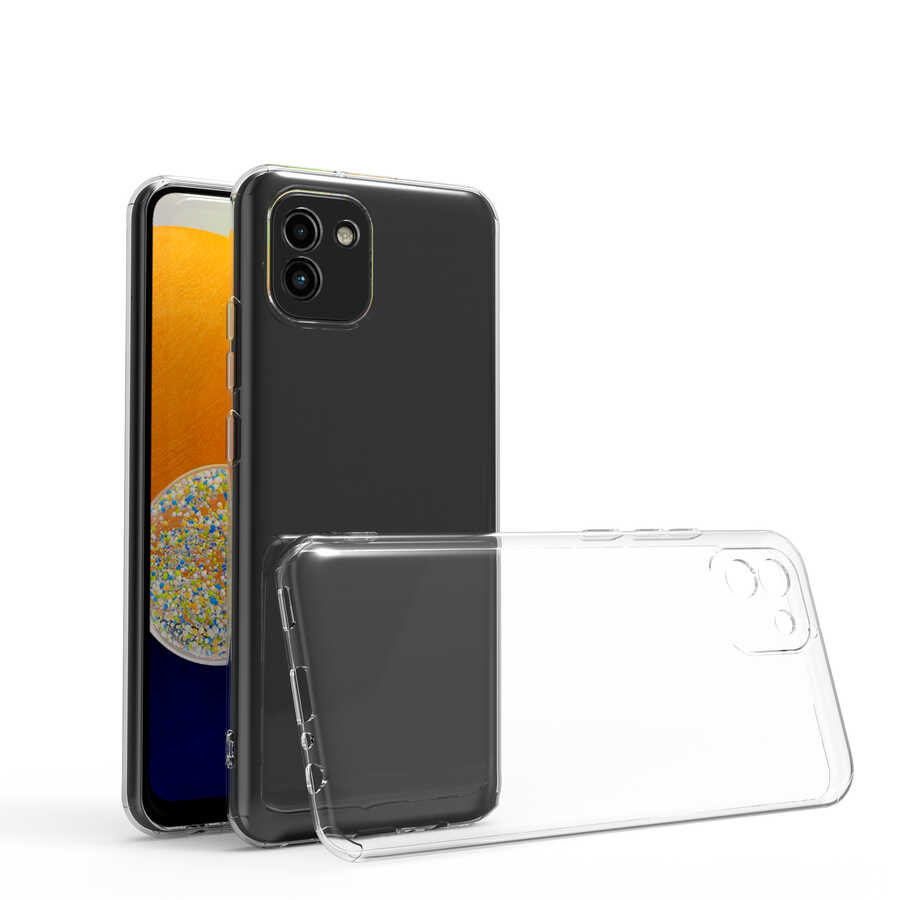 [RNZ-TA73280] Samsung Galaxy A03 Uyumlu Kılıf Zore Süper Silikon Kapak