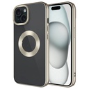 Apple iPhone 15 Uyumlu Kılıf Tek Kamera Çerçeveli Logo Gösteren Zore Omega Kapak