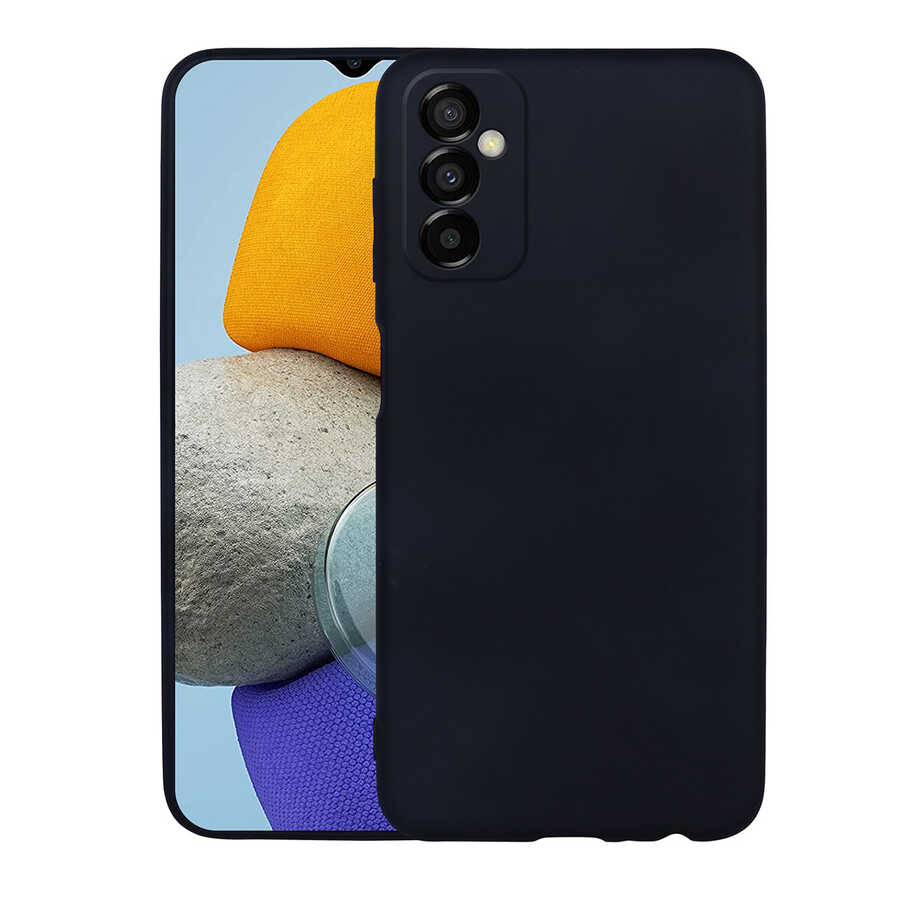 [RNZ-TA72450] Samsung Galaxy M23 Uyumlu Kılıf Zore Premier Silikon Kapak (Siyah)