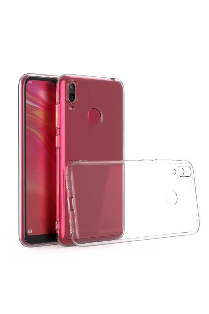 Huawei Y7 Prime 2019 Uyumlu Kılıf Zore Kamera Korumalı Süper Silikon Kapak