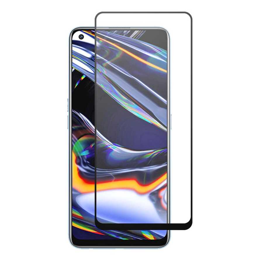 [RNZ-TA72480] Oppo Reno 7 4G Uyumlu Zore Kenarları Kırılmaya Dayanıklı Cam Ekran Koruyucu