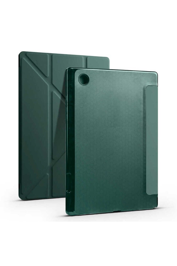 Samsung Galaxy Tab A8 10.5 SM-X200 (2021) Uyumlu Kılıf Zore Tri Folding Kalem Bölmeli Standlı Kılıf