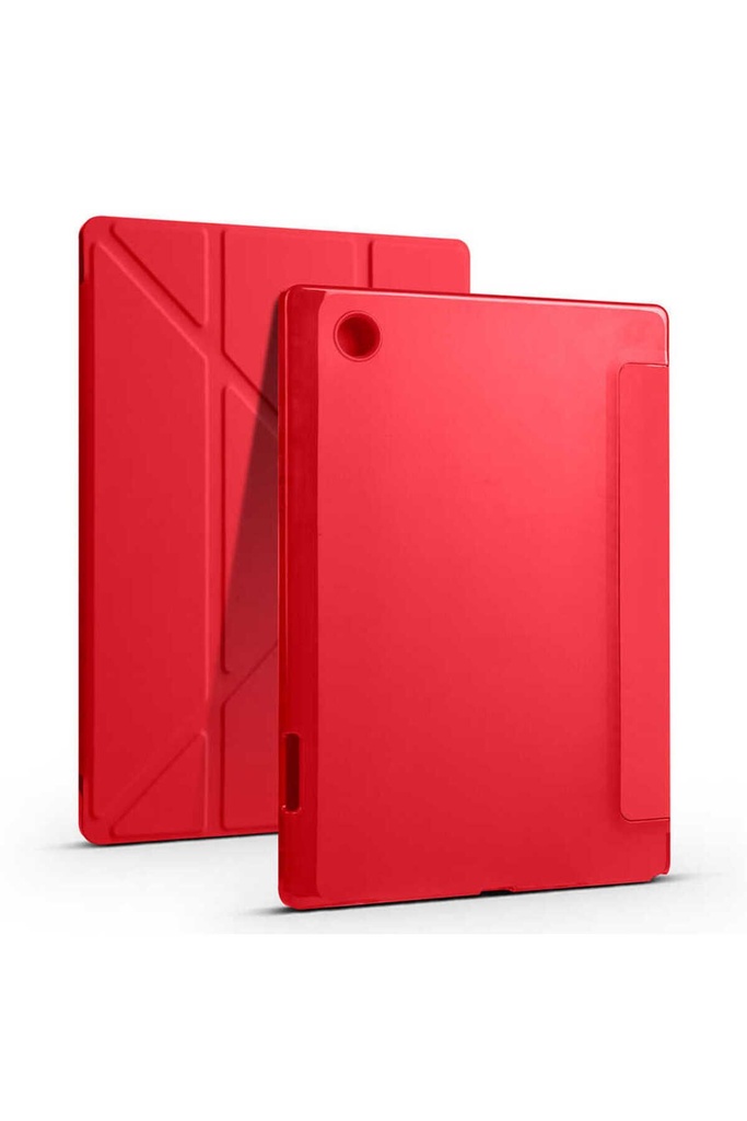 Samsung Galaxy Tab A8 10.5 SM-X200 (2021) Uyumlu Kılıf Zore Tri Folding Kalem Bölmeli Standlı Kılıf