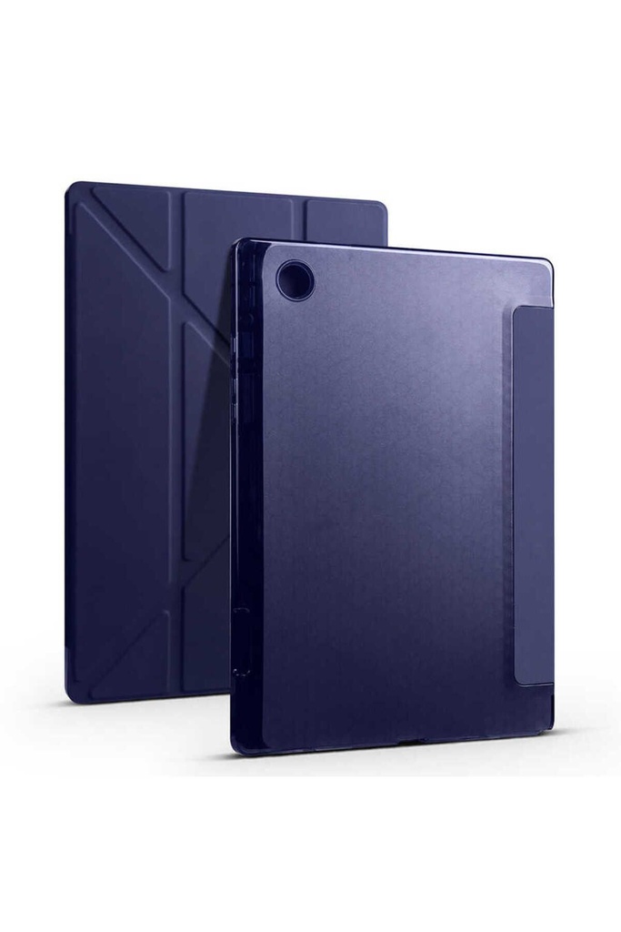 Samsung Galaxy Tab A8 10.5 SM-X200 (2021) Uyumlu Kılıf Zore Tri Folding Kalem Bölmeli Standlı Kılıf