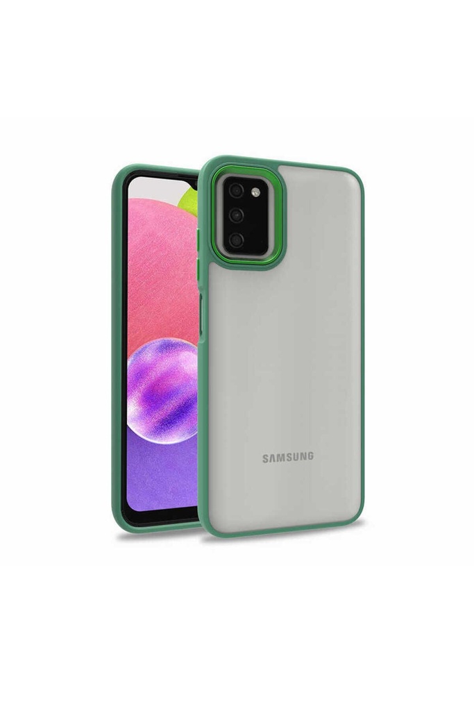 Samsung Galaxy A03S Uyumlu Kılıf Zore Flora Kapak
