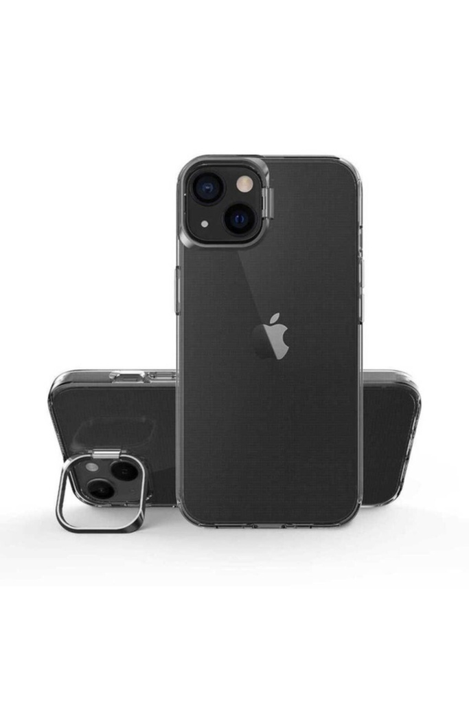 [RNZ-TA72628] Apple iPhone 13 Uyumlu Kılıf Zore Skuba Kapak (Siyah)