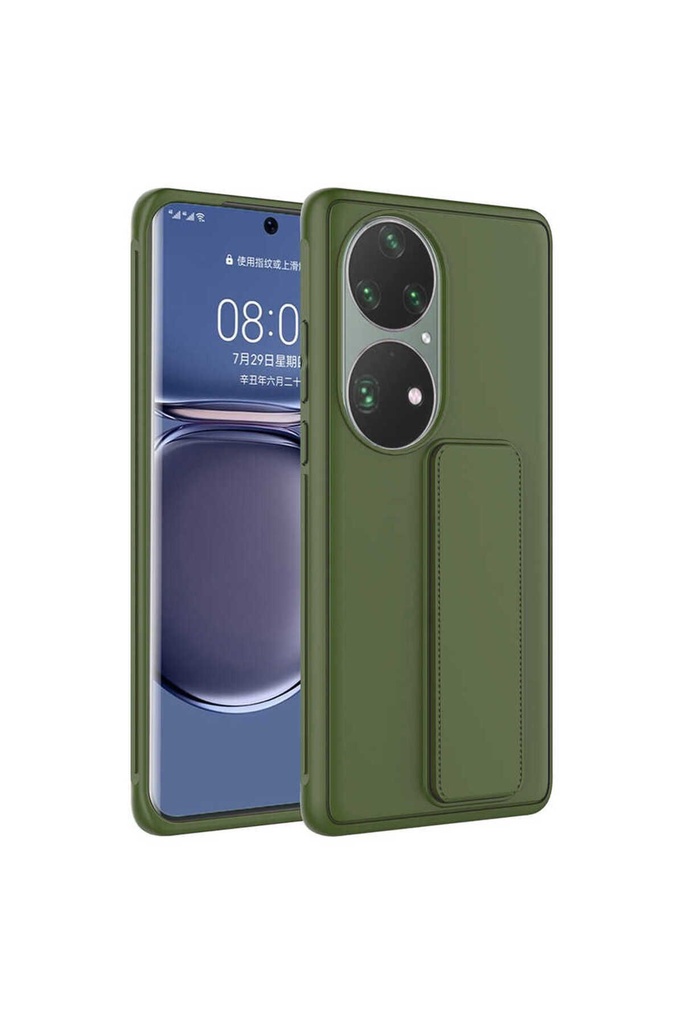Huawei P50 Pro Uyumlu Kılıf Zore Qstand Kapak