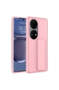 Huawei P50 Pro Uyumlu Kılıf Zore Qstand Kapak