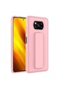 Xiaomi Poco X3 Uyumlu Kılıf Zore Qstand Kapak