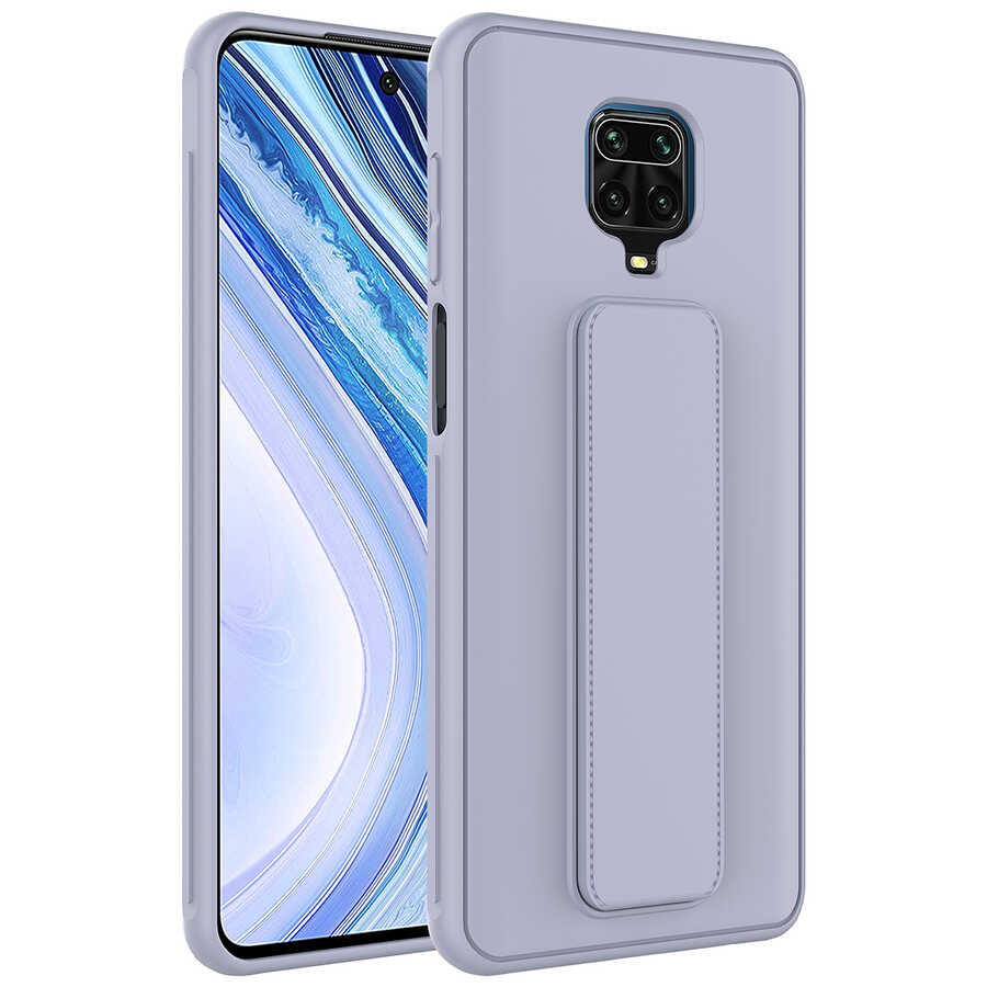 Xiaomi Redmi Note 9S Uyumlu Kılıf Zore Qstand Kapak