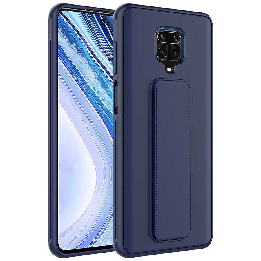 Xiaomi Redmi Note 9S Uyumlu Kılıf Zore Qstand Kapak