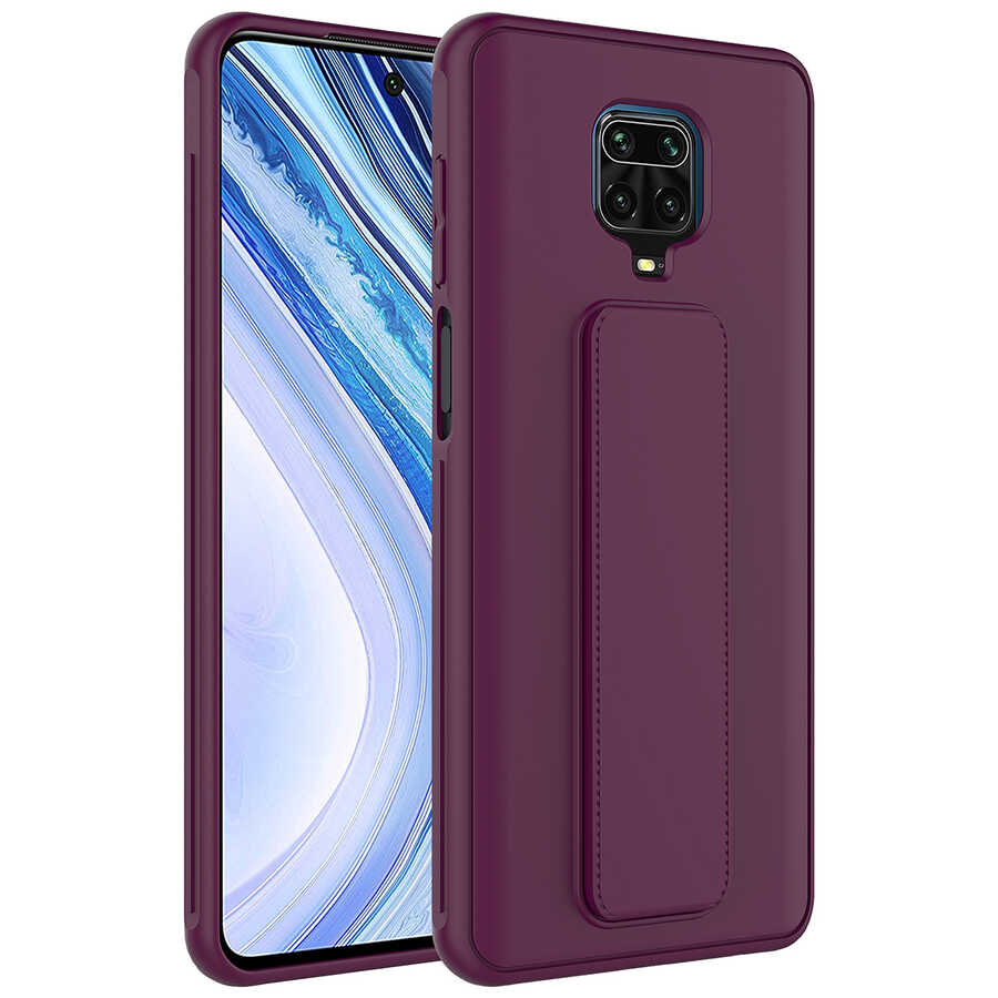 Xiaomi Redmi Note 9S Uyumlu Kılıf Zore Qstand Kapak