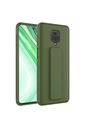 Xiaomi Redmi Note 9 Pro Uyumlu Kılıf Zore Qstand Kapak