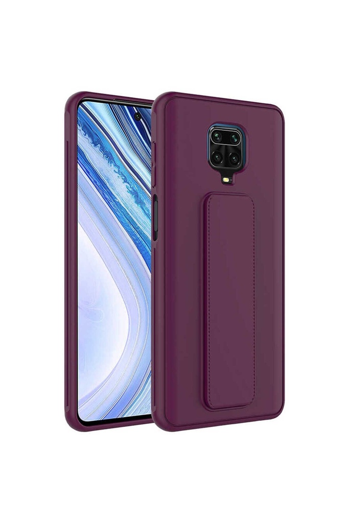 Xiaomi Redmi Note 9 Pro Uyumlu Kılıf Zore Qstand Kapak