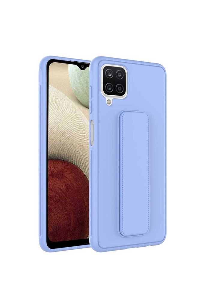Samsung Galaxy A12 Uyumlu Kılıf Zore Qstand Kapak