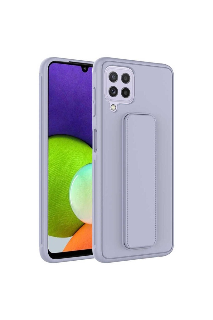 Samsung Galaxy A22 4G Uyumlu Kılıf Zore Qstand Kapak