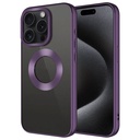 Apple iPhone 15 Pro Max Uyumlu Kılıf Tek Kamera Çerçeveli Logo Gösteren Zore Omega Kapak