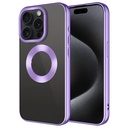 Apple iPhone 15 Pro Max Uyumlu Kılıf Tek Kamera Çerçeveli Logo Gösteren Zore Omega Kapak