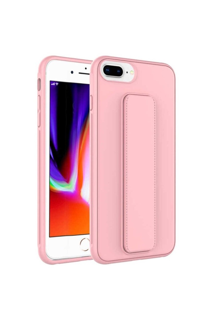 Apple iPhone 8 Plus Uyumlu Kılıf Zore Qstand Kapak