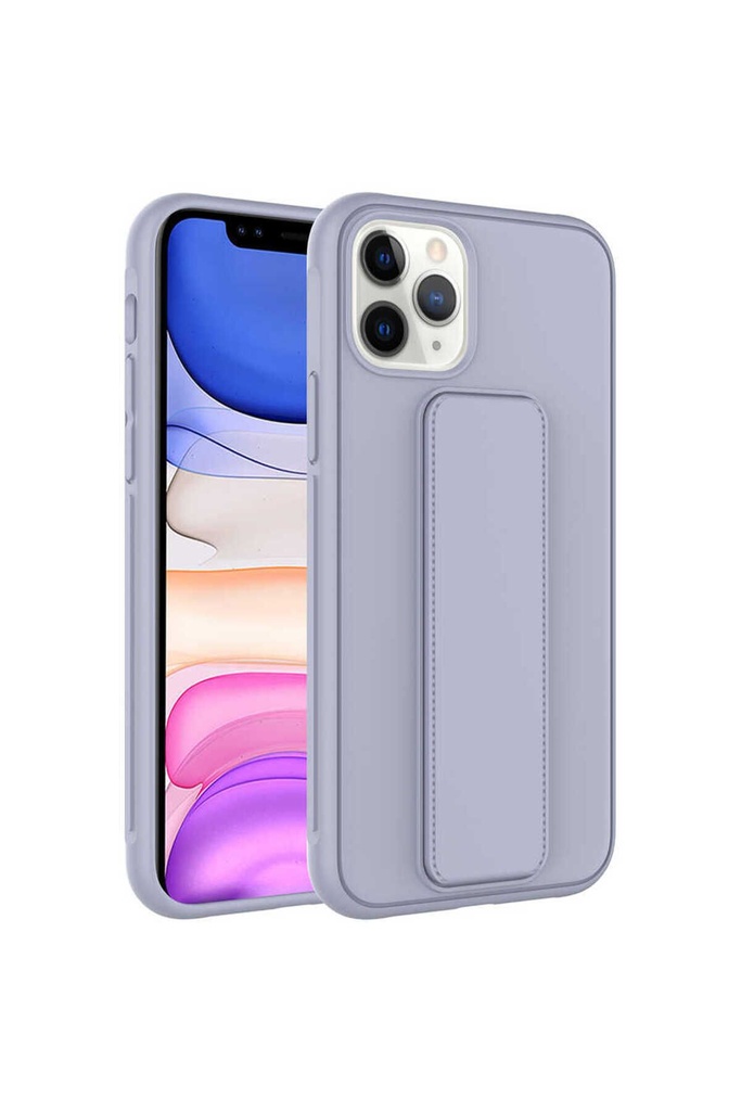 Apple iPhone 11 Pro Max Uyumlu Kılıf Zore Qstand Kapak