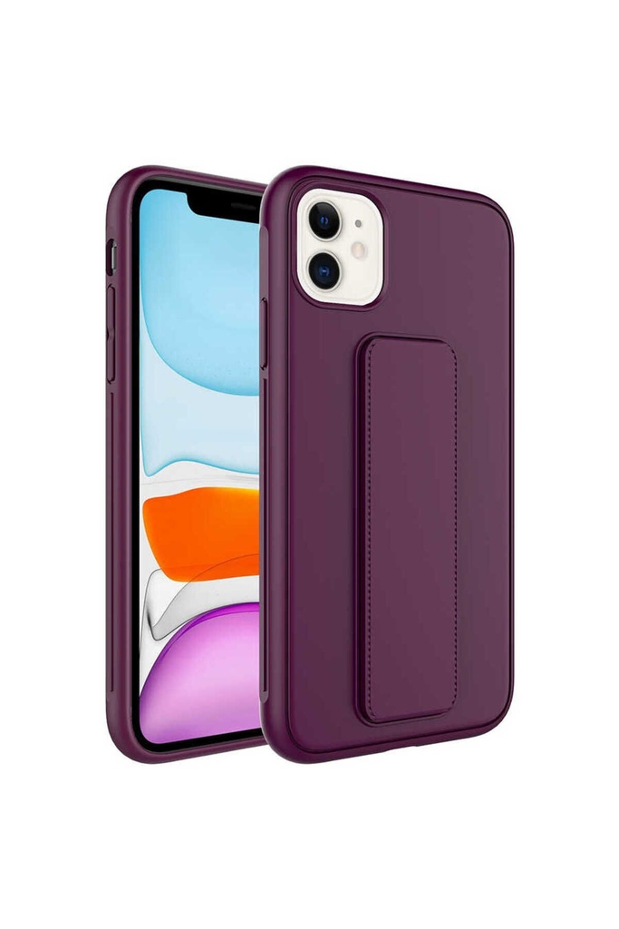 Apple iPhone 12 Uyumlu Kılıf Zore Qstand Kapak