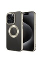 Apple iPhone 15 Pro Max Uyumlu Kılıf Tek Kamera Çerçeveli Logo Gösteren Zore Omega Kapak