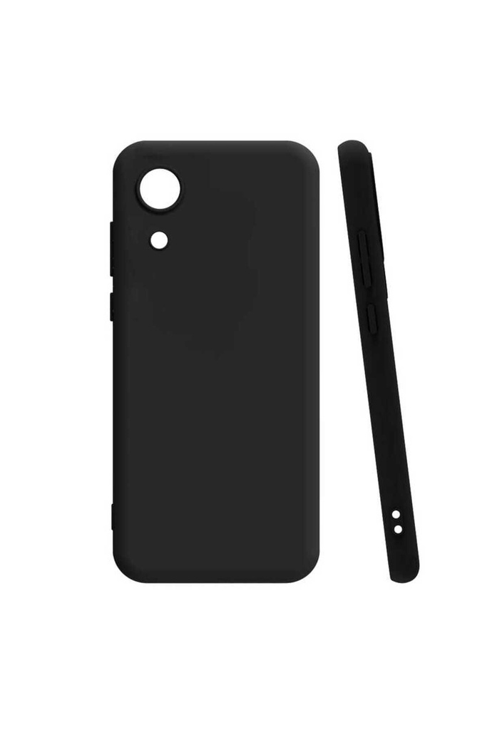 [RNZ-TA73344] Samsung Galaxy A03 Core Uyumlu Kılıf Zore Biye Silikon (Siyah)