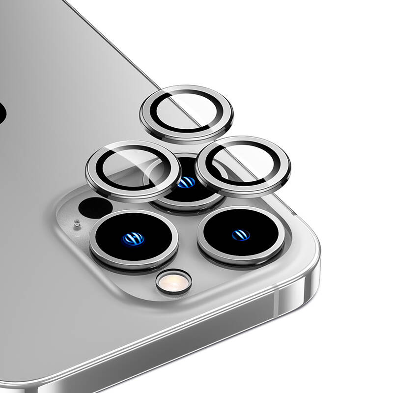 Apple iPhone 15 Pro Uyumlu Benks DR Safir Kamera Lens Koruyucu