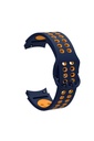 Samsung Galaxy Watch 4 44mm Uyumlu Kordon Silikon Esnek Yumuşak Delikli Spor KRD-02 Kayış