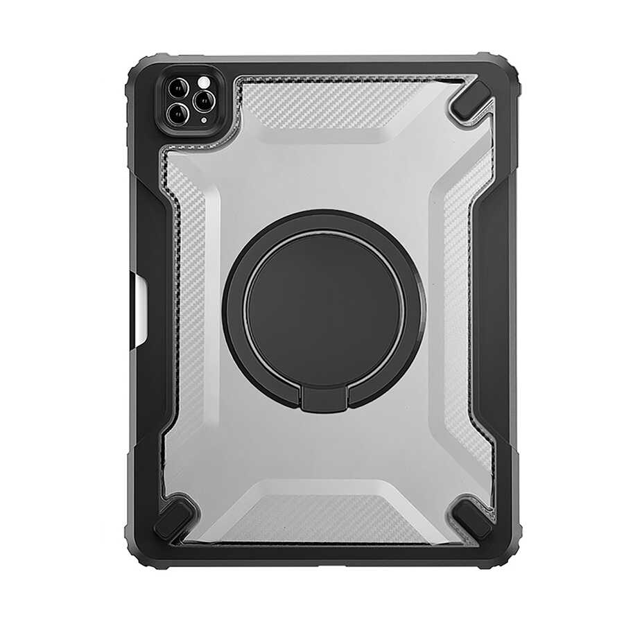 Apple iPad 10.2 (8.Nesil) Uyumlu Wiwu Mecha Dönebilen Standlı Tablet Kılıfı