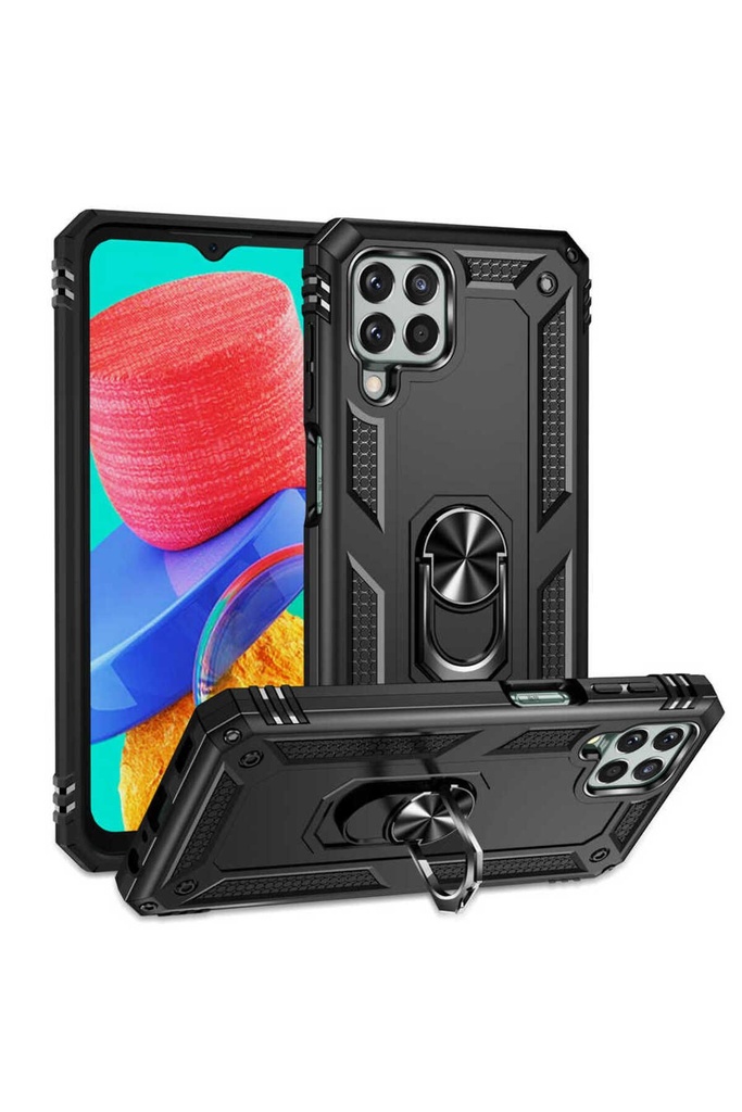[RNZ-TA73785] Samsung Galaxy M33 Uyumlu Kılıf Zore Vega Kapak (Siyah)