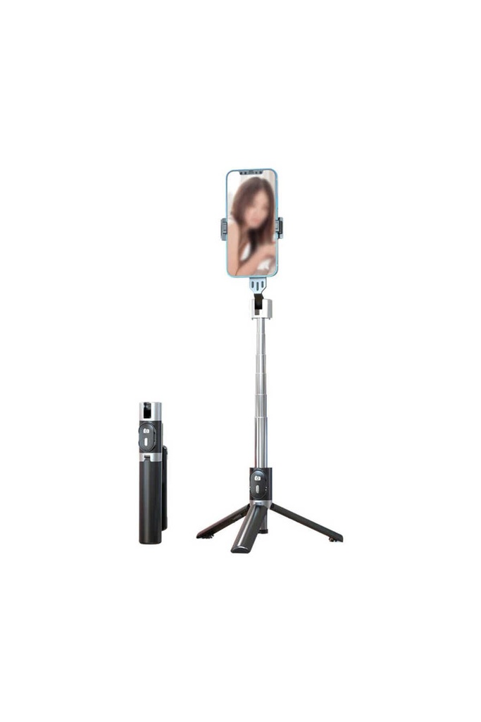[RNZ-TA73928] Zore P60 Plus Çok Fonksiyonlu Selfie Çubuğu (Siyah)