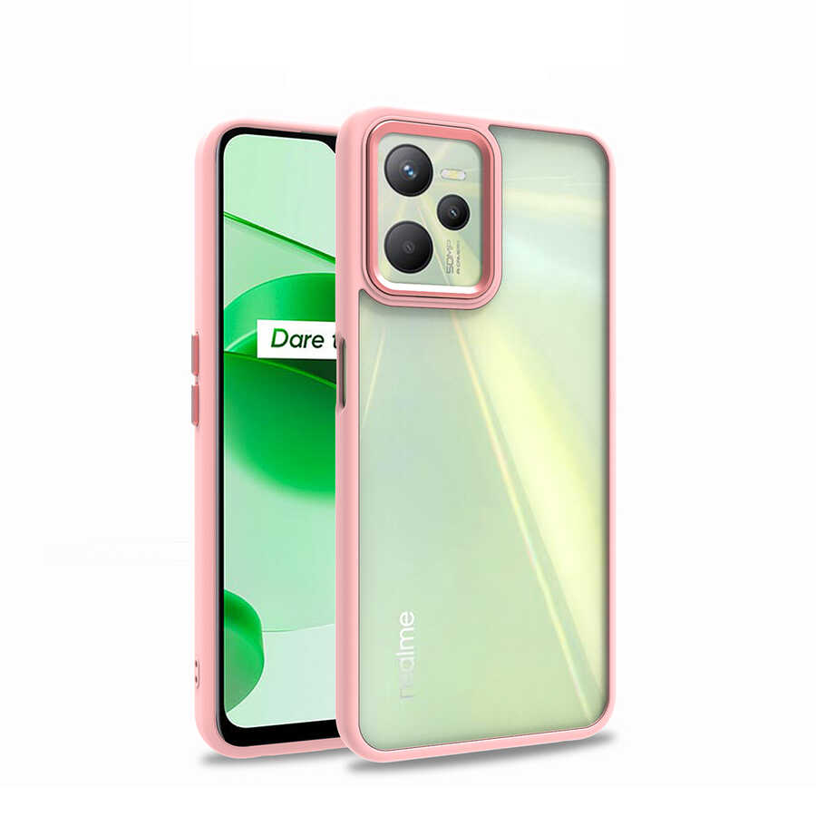 Realme C35 Uyumlu Kılıf Zore Flora Kapak
