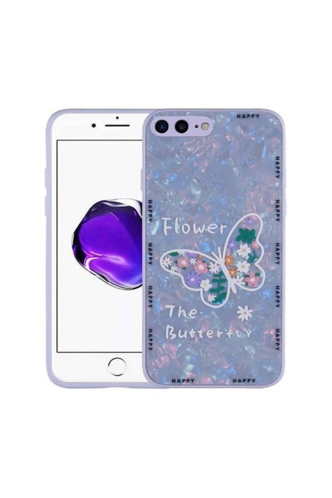 Apple iPhone 7 Plus Uyumlu Kılıf Desenli Sert Silikon Zore Mumila Kapak