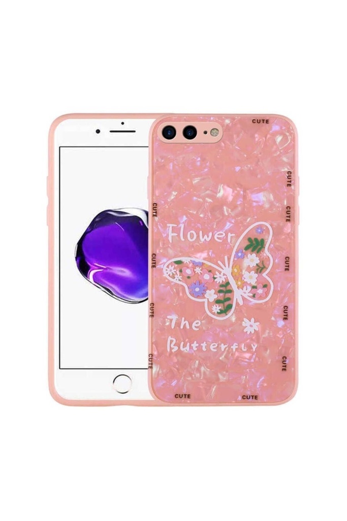 Apple iPhone 7 Plus Uyumlu Kılıf Desenli Sert Silikon Zore Mumila Kapak