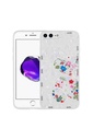 Apple iPhone 8 Plus Uyumlu Kılıf Desenli Sert Silikon Zore Mumila Kapak