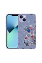Apple iPhone 13 Uyumlu Kılıf Desenli Sert Silikon Zore Mumila Kapak