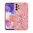Samsung Galaxy A23 Uyumlu Kılıf Desenli Sert Silikon Zore Mumila Kapak