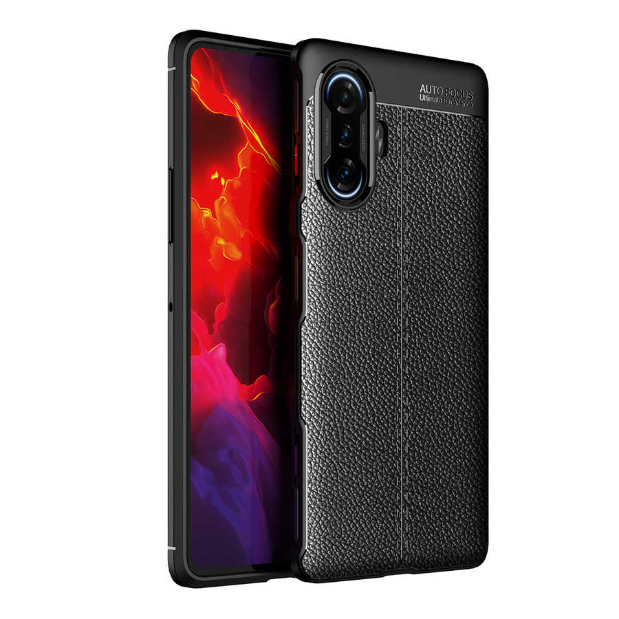[RNZ-TA74384] Xiaomi Redmi K40 Gaming Uyumlu Kılıf Zore Niss Silikon Kapak (Siyah)