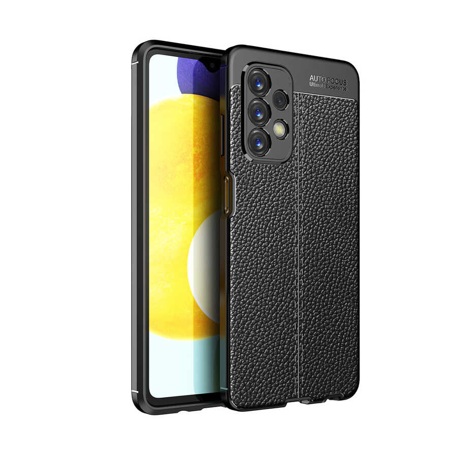 [RNZ-TA74382] Samsung Galaxy A23 Uyumlu Kılıf Zore Niss Silikon Kapak (Siyah)