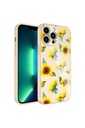 Apple iPhone 12 Pro Uyumlu Kılıf Kamera Korumalı Desenli Sert Silikon Zore Epoksi Kapak