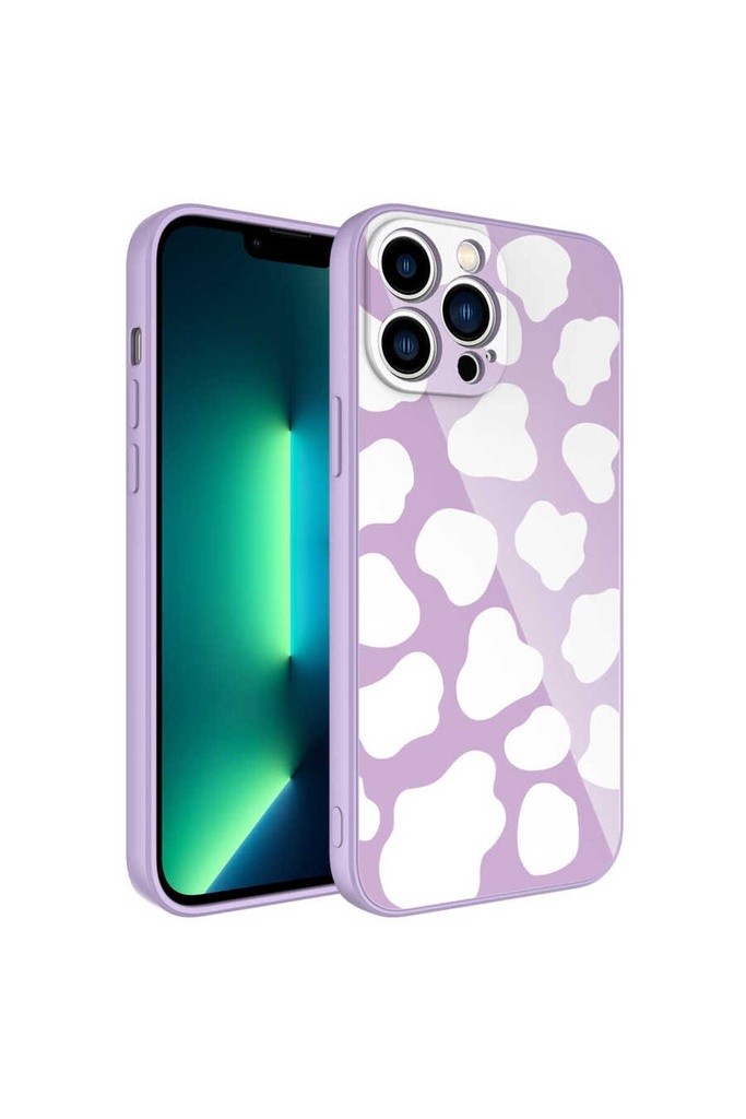 Apple iPhone 12 Pro Uyumlu Kılıf Kamera Korumalı Desenli Sert Silikon Zore Epoksi Kapak